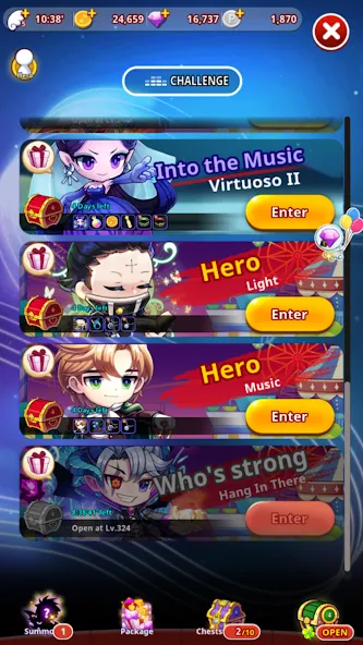 RhythmStar: Music Adventure бесплатно на Андроид — мод: Безлимитные деньги и энергия — скриншот 4 RhythmStar: Music Adventure бесплатно на Андроид — мод: Безлимитные деньги и энергия — скриншот 4