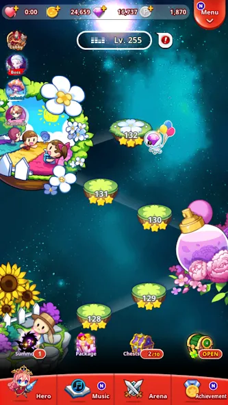 RhythmStar: Music Adventure бесплатно на Андроид — мод: Безлимитные деньги и энергия — скриншот 5 RhythmStar: Music Adventure бесплатно на Андроид — мод: Безлимитные деньги и энергия — скриншот 5