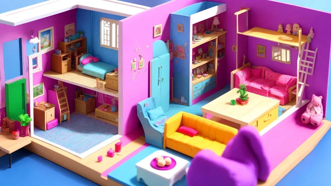 Doll House Design: Girl Games (Мод: Безлимитные деньги и всё открыто) — скачать на Андроид — скриншот 4