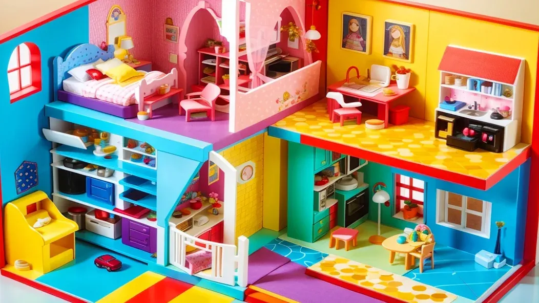 Doll House Design: Girl Games (Мод: Безлимитные деньги и всё открыто) — скачать на Андроид — скриншот 5