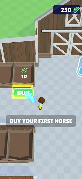 Horse Life — взломанная версия, Бесконечные монеты и быстрые лошади — скриншот 1