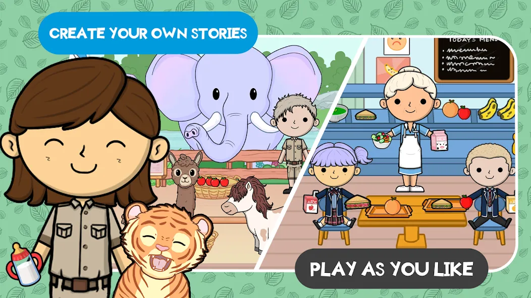 Скачать Lila's World:Create Play Learn на Андроид с модом — Разблокированы все предметы и локации — скриншот 3 Скачать Lila's World:Create Play Learn на Андроид с модом — Разблокированы все предметы и локации — скриншот 3