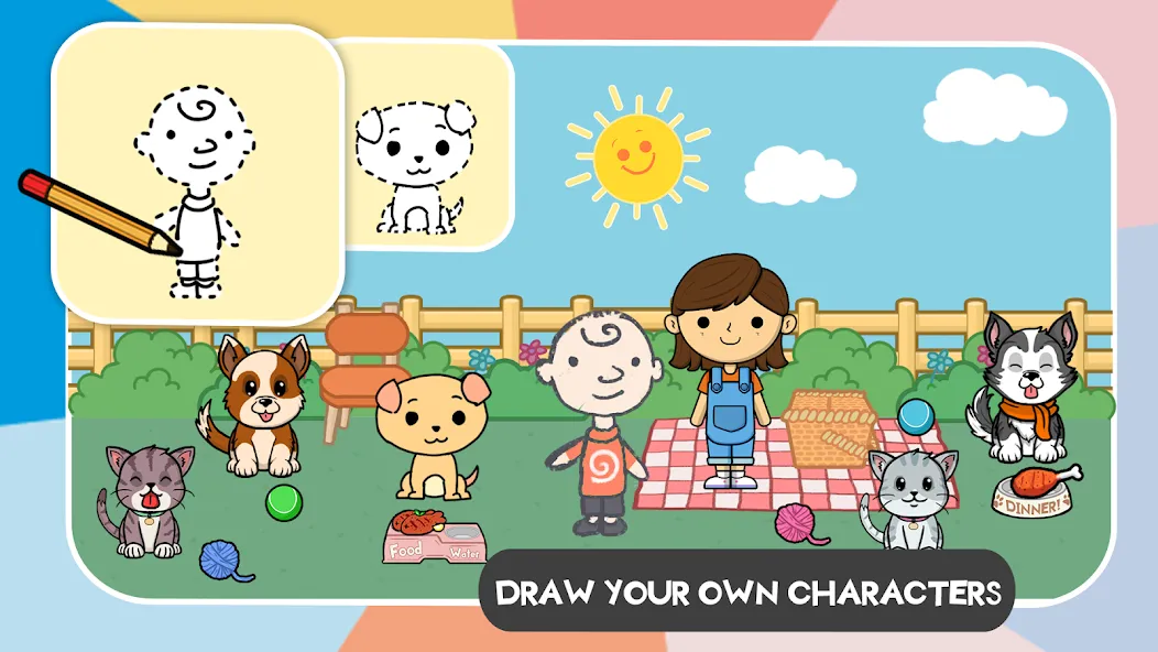 Скачать Lila's World:Create Play Learn на Андроид с модом — Разблокированы все предметы и локации — скриншот 4 Скачать Lila's World:Create Play Learn на Андроид с модом — Разблокированы все предметы и локации — скриншот 4