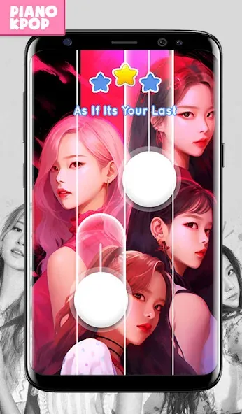 BLACK PINK Magic Piano — взломанная версия, Разблокированы все песни и уровни — скриншот 4