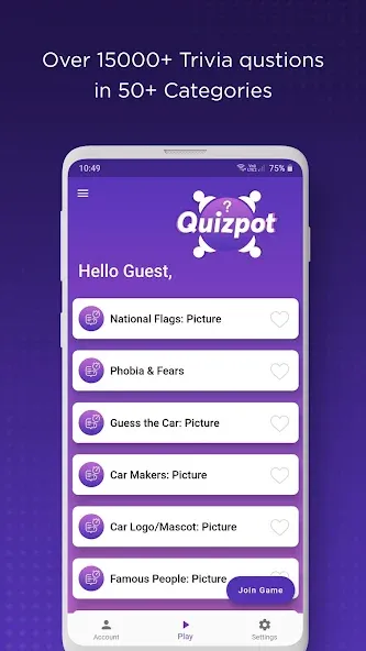 Скачать QuizPot: Group GK Quiz Trivia бесплатно — Без рекламы и все категории открыты — скриншот 2