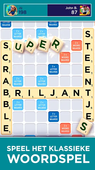 Scrabble® GO - Woordspel мод на Андроид: Безлимитные подсказки и монеты — скриншот 2 Scrabble® GO - Woordspel мод на Андроид: Безлимитные подсказки и монеты — скриншот 2