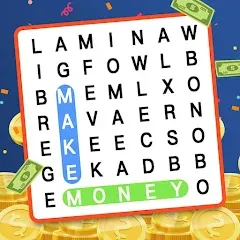 Мод Make Money: Word Search — Безлимитные монеты и подсказки, скачать APK