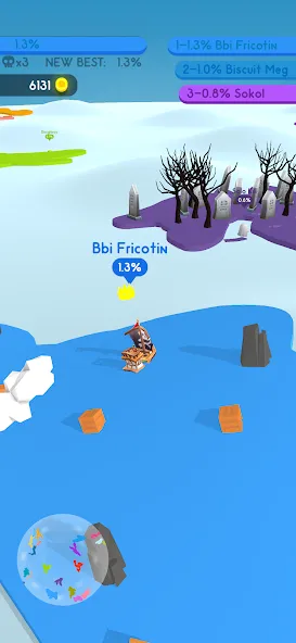 Paper.io 4 — последняя версия с модом (Безлимитная территория и быстрый захват) — скриншот 1
