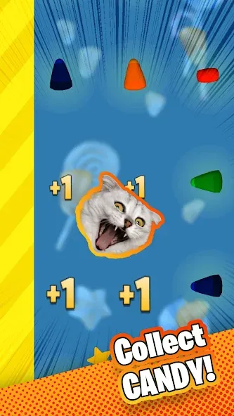 Candy Cat взлом на Андроид — Безлимитные жизни и монеты — скриншот 2 Candy Cat взлом на Андроид — Безлимитные жизни и монеты — скриншот 2