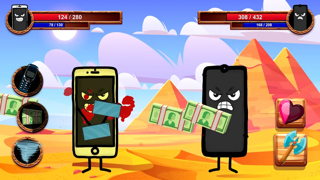 Cartoon Battle бесплатно на Андроид — мод: Безлимитные ресурсы и усиленные герои — скриншот 5 Cartoon Battle бесплатно на Андроид — мод: Безлимитные ресурсы и усиленные герои — скриншот 5