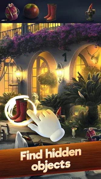 Hidden Objects: Find items MOD APK скачать на Андроид — Безлимитные подсказки и открыты все уровни — скриншот 1