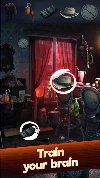 Hidden Objects: Find items MOD APK скачать на Андроид — Безлимитные подсказки и открыты все уровни — скриншот 2