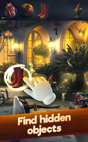 Hidden Objects: Find items MOD APK скачать на Андроид — Безлимитные подсказки и открыты все уровни — скриншот 5