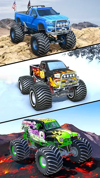 Скачать Rock Crawling: Racing Games 3D последней версии — Безлимитные деньги и топливо — скриншот 3