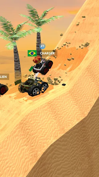 Скачать Rock Crawling: Racing Games 3D последней версии — Безлимитные деньги и топливо — скриншот 5