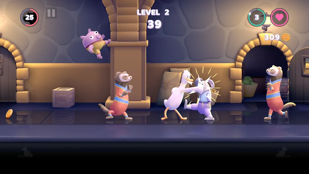 Скачать Punch Kick Duck мод — Безлимитные деньги и открыты все уровни — скриншот 2 Скачать Punch Kick Duck мод — Безлимитные деньги и открыты все уровни — скриншот 2