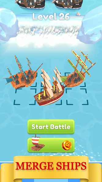 Merge Pirates мод на Андроид: Безлимитные монеты и ресурсы — скриншот 1 Merge Pirates мод на Андроид: Безлимитные монеты и ресурсы — скриншот 1