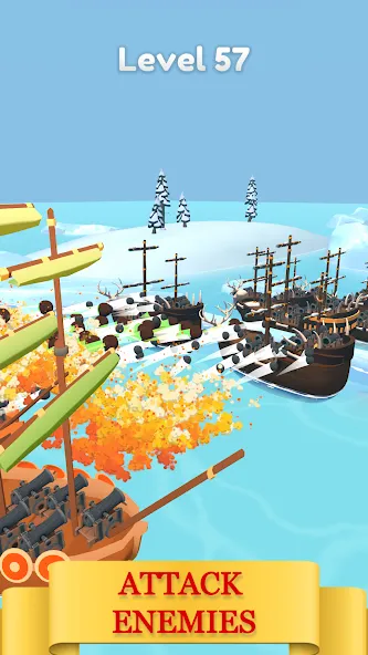 Merge Pirates мод на Андроид: Безлимитные монеты и ресурсы — скриншот 2 Merge Pirates мод на Андроид: Безлимитные монеты и ресурсы — скриншот 2