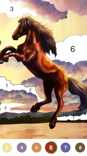 Tap Color® Color by number взломанный APK — Открыты все раскраски и бонусы — скриншот 1