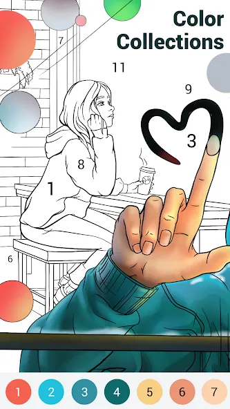 Happy Color®: Coloring Book MOD APK скачать на Андроид — Без рекламы и все раскраски открыты — скриншот 4