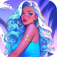 Paint Color: Color by number (Мод: Бесконечные подсказки и краски) — скачать на Андроид