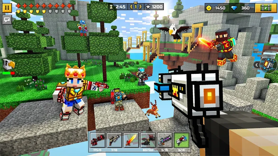 Скачать Pixel Gun 3D - FPS Shooter — Безлимитные патроны и здоровье — скриншот 2