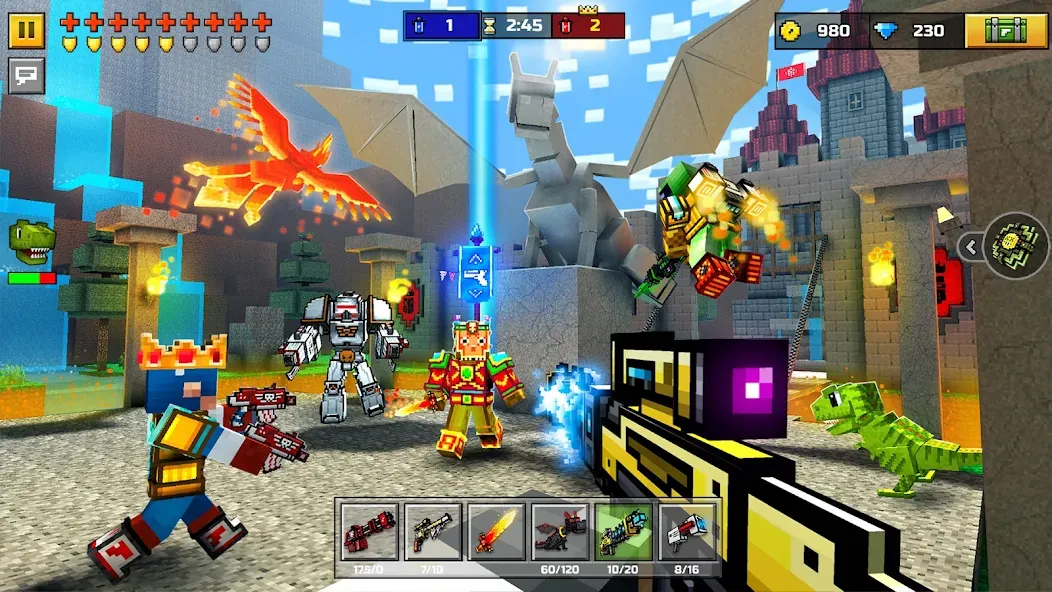Скачать Pixel Gun 3D - FPS Shooter — Безлимитные патроны и здоровье — скриншот 3