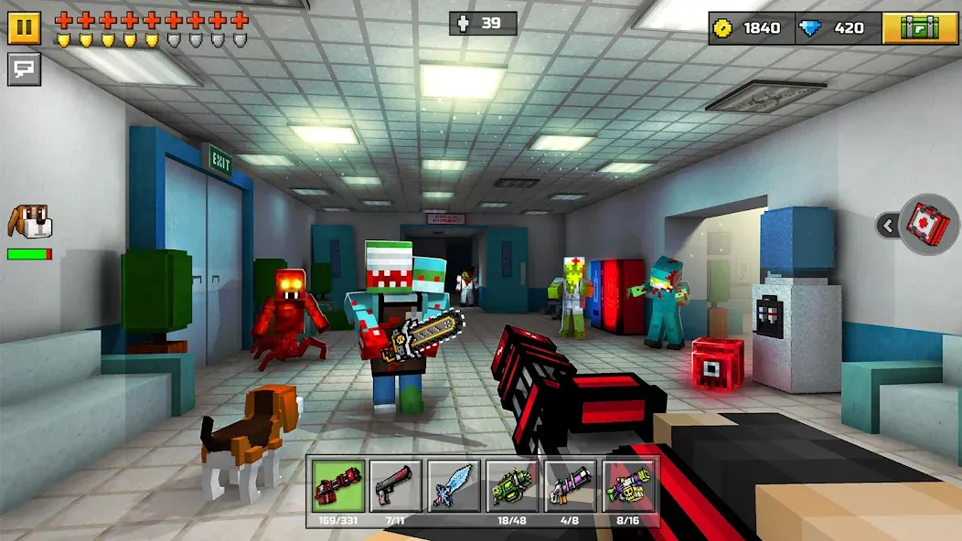 Скачать Pixel Gun 3D - FPS Shooter — Безлимитные патроны и здоровье — скриншот 4