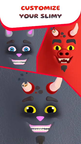 Скачать My Talking Slimy: Cat Friends — Безлимитные монеты и открытые питомцы — скриншот 3