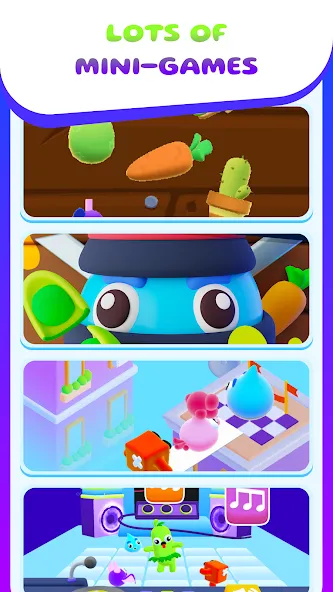 Скачать My Talking Slimy: Cat Friends — Безлимитные монеты и открытые питомцы — скриншот 4