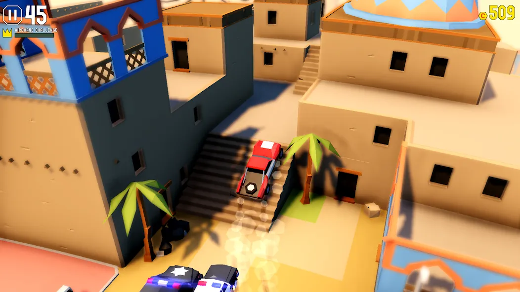Скачать взлом Reckless Getaway 2: Car Chase — Безлимитные деньги и все машины — скриншот 3