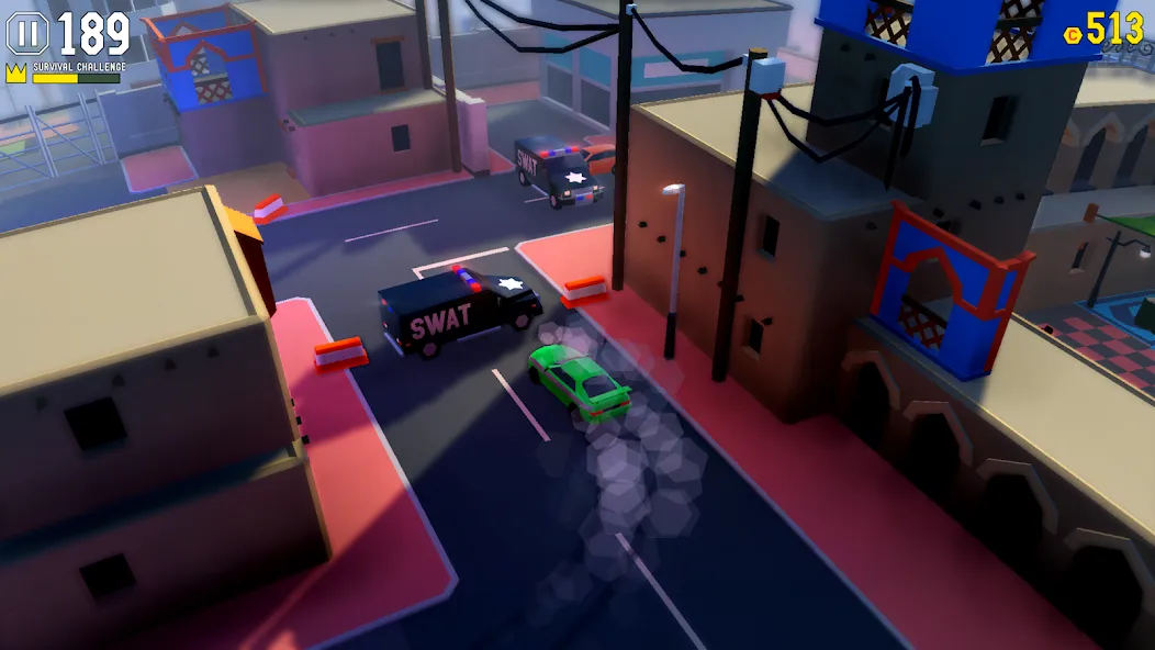 Скачать взлом Reckless Getaway 2: Car Chase — Безлимитные деньги и все машины — скриншот 5