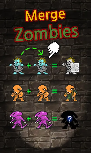 Скачать мод Grow Zombie VIP : Merge Zombie — Без рекламы и бесконечные монеты — скриншот 1