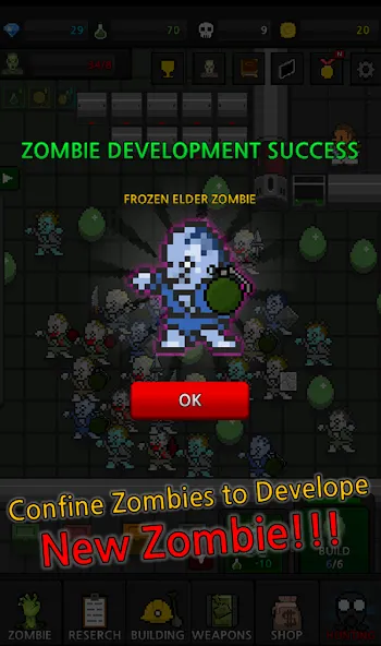 Скачать мод Grow Zombie VIP : Merge Zombie — Без рекламы и бесконечные монеты — скриншот 4