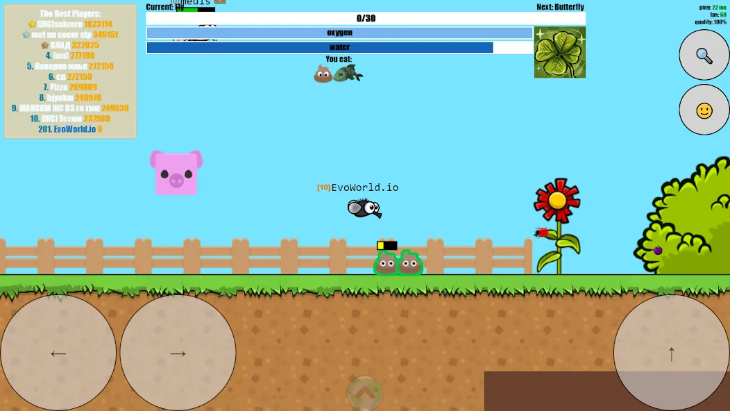 EvoWorld.io — Бесконечная энергия и быстрая эволюция, скачать мод APK — скриншот 1