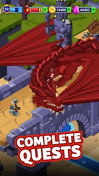 Medieval Merge: Epic Adventure мод на Андроид: Безлимитные ресурсы и энергия — скриншот 2 Medieval Merge: Epic Adventure мод на Андроид: Безлимитные ресурсы и энергия — скриншот 2