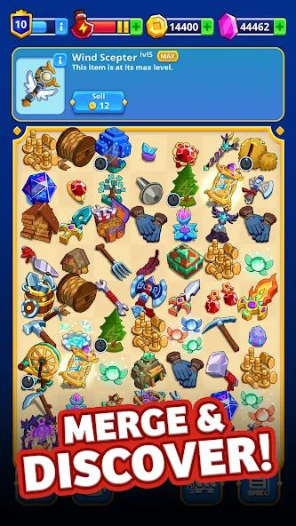 Medieval Merge: Epic Adventure мод на Андроид: Безлимитные ресурсы и энергия — скриншот 4 Medieval Merge: Epic Adventure мод на Андроид: Безлимитные ресурсы и энергия — скриншот 4