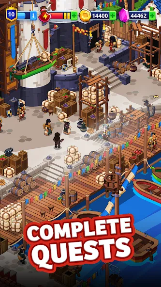 Medieval Merge: Epic Adventure мод на Андроид: Безлимитные ресурсы и энергия — скриншот 5 Medieval Merge: Epic Adventure мод на Андроид: Безлимитные ресурсы и энергия — скриншот 5
