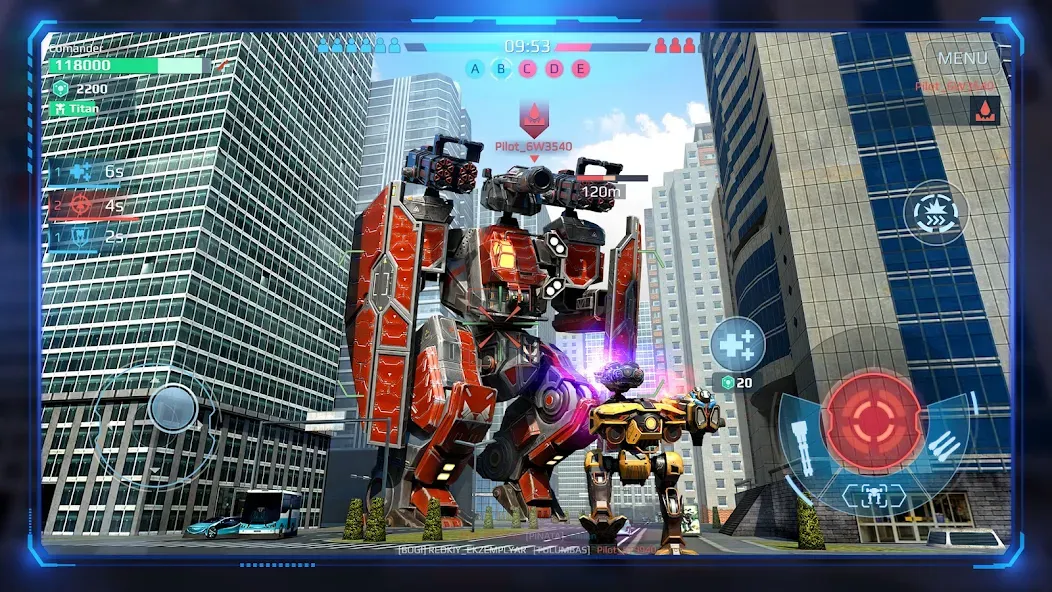 Скачать War Robots Multiplayer Battles на Андроид с модом — Безлимитные ресурсы и усиленные роботы — скриншот 1