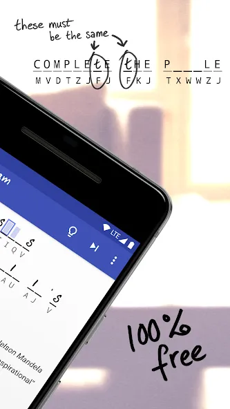 Cryptogram - puzzle quotes MOD APK: Открыты все цитаты и подсказки — скриншот 2 Cryptogram - puzzle quotes MOD APK: Открыты все цитаты и подсказки — скриншот 2