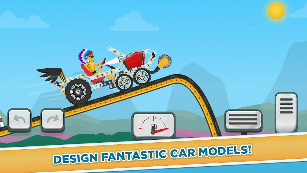 Car Builder & Racing for Kids (Мод: Много денег и все машины открыты) — скачать на Андроид — скриншот 1