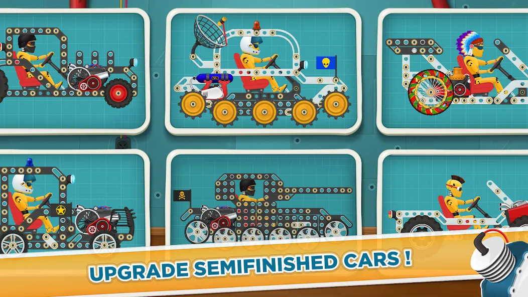 Car Builder & Racing for Kids (Мод: Много денег и все машины открыты) — скачать на Андроид — скриншот 2