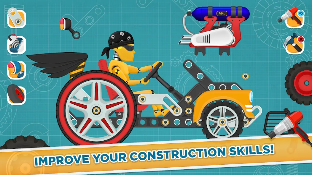 Car Builder & Racing for Kids (Мод: Много денег и все машины открыты) — скачать на Андроид — скриншот 4