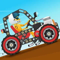 Car Builder & Racing for Kids (Мод: Много денег и все машины открыты) — скачать на Андроид