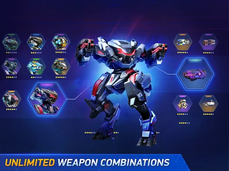 Скачать Mech Arena - Shooting Game бесплатно — Безлимитные ресурсы и улучшенное оружие — скриншот 4 Скачать Mech Arena - Shooting Game бесплатно — Безлимитные ресурсы и улучшенное оружие — скриншот 4
