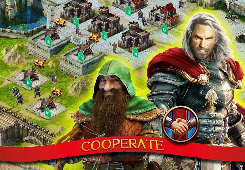 Stormfall: Rise of Balur — взломанная версия, Безлимитные ресурсы и ускоренное строительство — скриншот 2