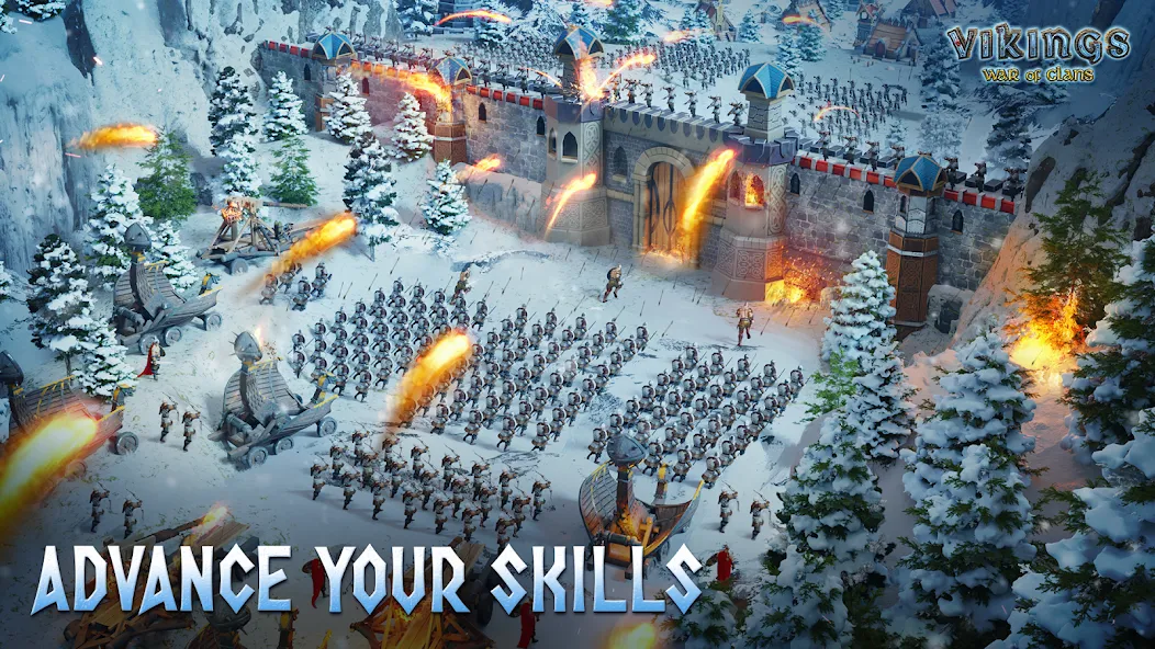 Скачать Vikings: War of Clans последней версии — Безлимитные ресурсы и ускоренное развитие — скриншот 2 Скачать Vikings: War of Clans последней версии — Безлимитные ресурсы и ускоренное развитие — скриншот 2