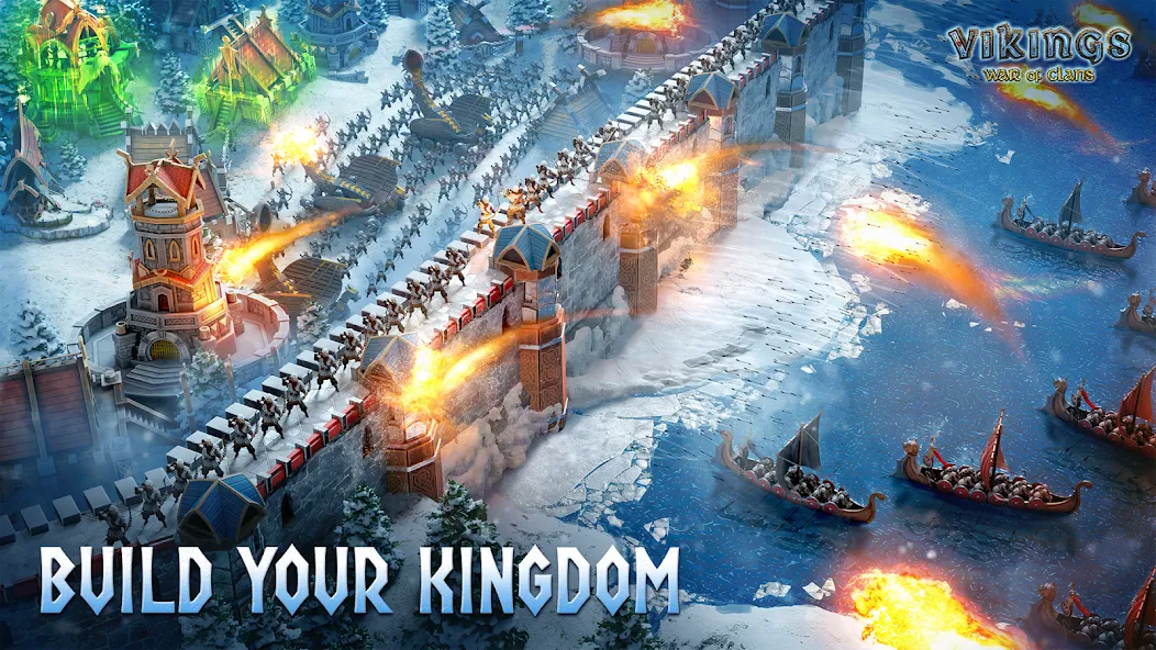 Скачать Vikings: War of Clans последней версии — Безлимитные ресурсы и ускоренное развитие — скриншот 3 Скачать Vikings: War of Clans последней версии — Безлимитные ресурсы и ускоренное развитие — скриншот 3