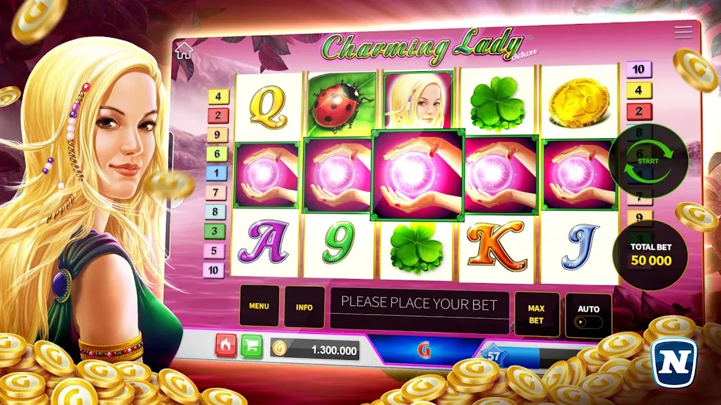 Мод Gaminator Online Casino Slots — Безлимитные монеты и бонусы, скачать APK — скриншот 3 Мод Gaminator Online Casino Slots — Безлимитные монеты и бонусы, скачать APK — скриншот 3