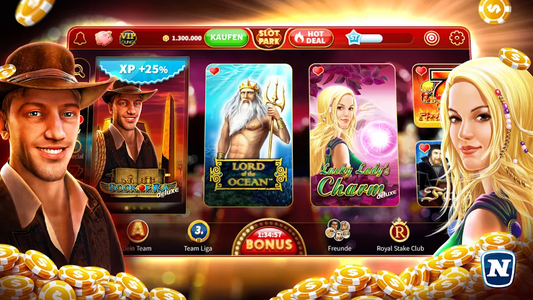 Slotpark - Online Casino Games взлом на Андроид — Безлимитные монеты и бонусы — скриншот 5
